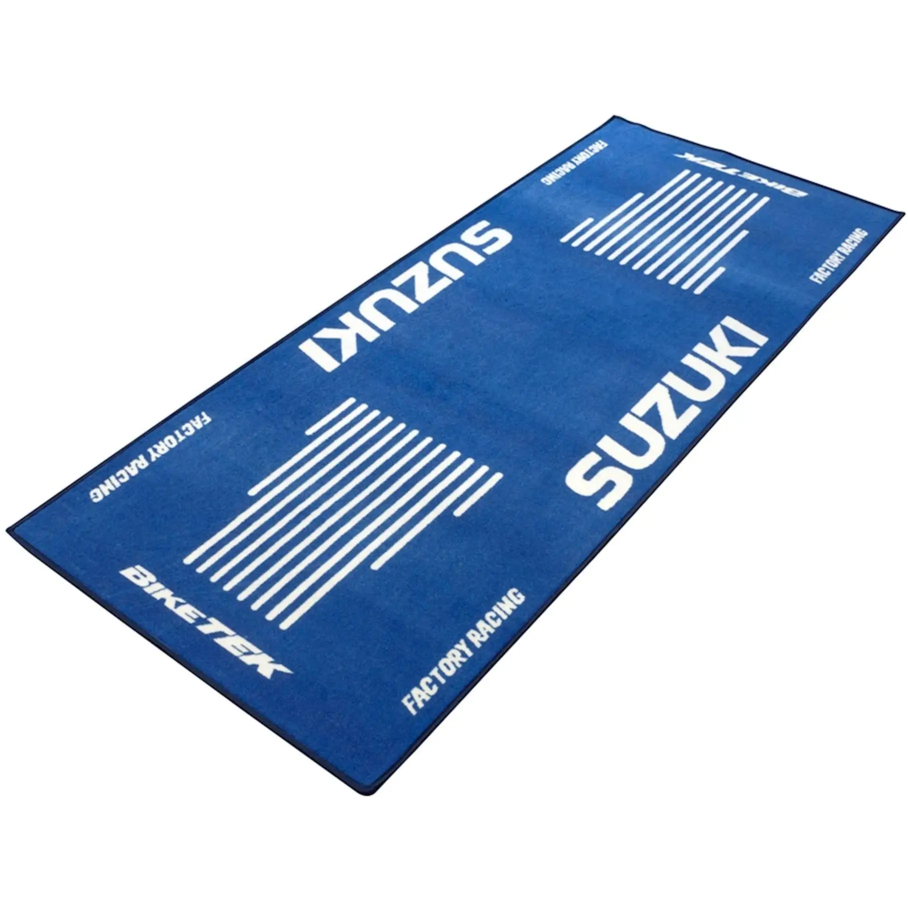 BikeTek Series 3 Suzuki Logo Garage Mat 190 x 80cm