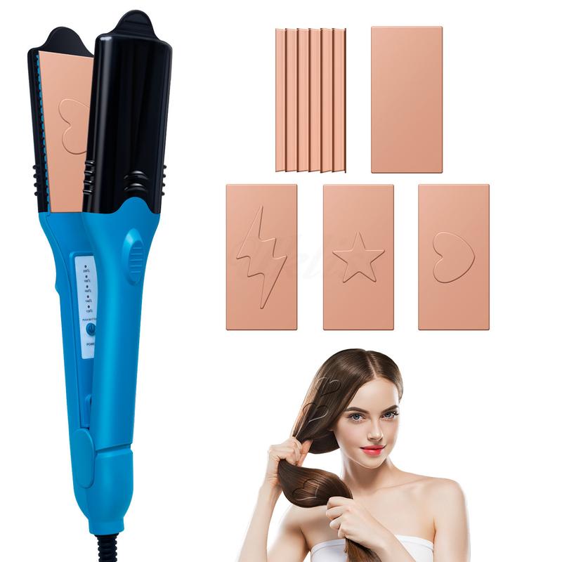 Product Introduction of 3D hair imprinting  3D Hair Press Iron Hair Straightener Electric Straightening Curling Imprinting 3D Hair Crimper Comfort Curler 29