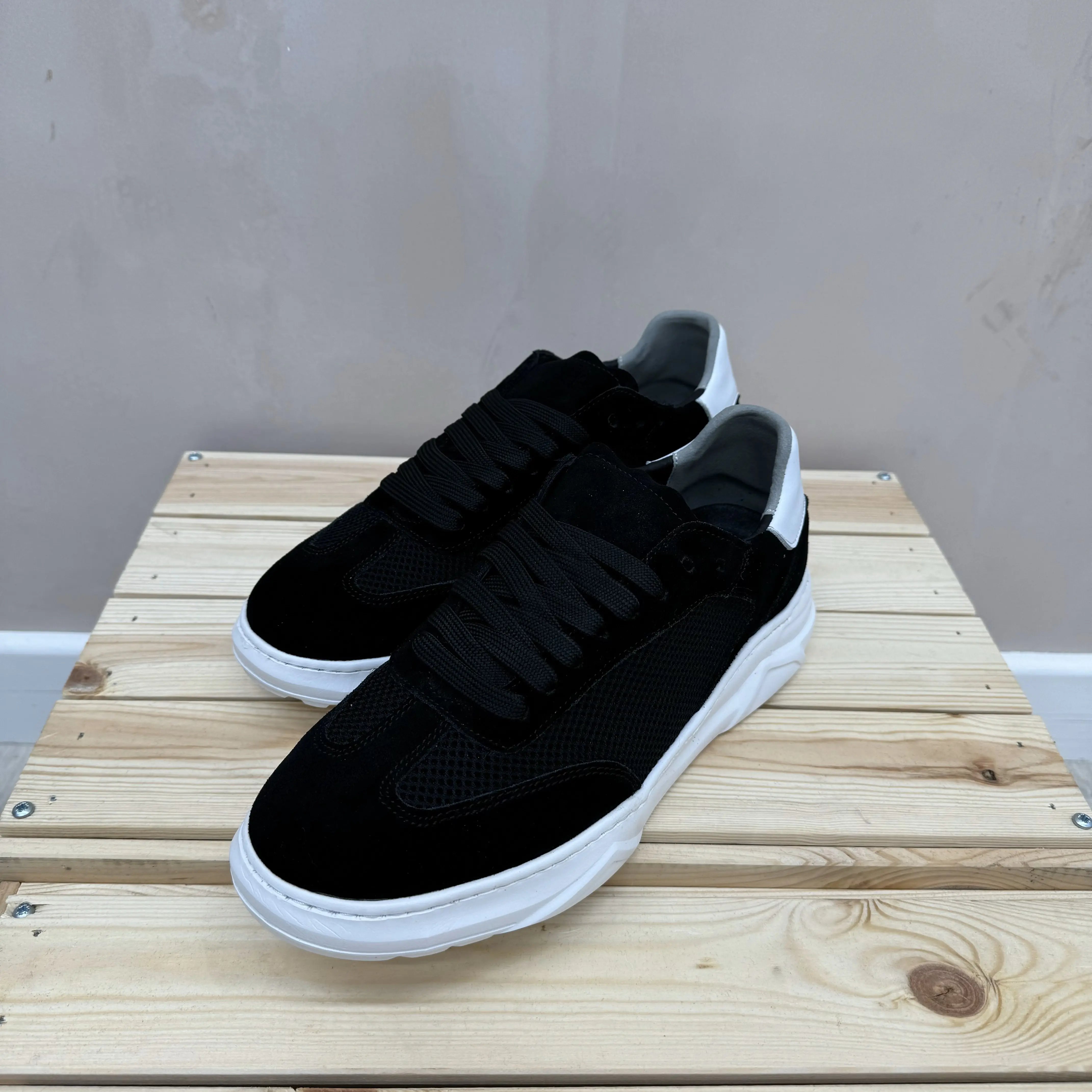 Clovu viral racer black trainer Training Sports Shoes Runner Running Athletic Sneaker Casual Footwear