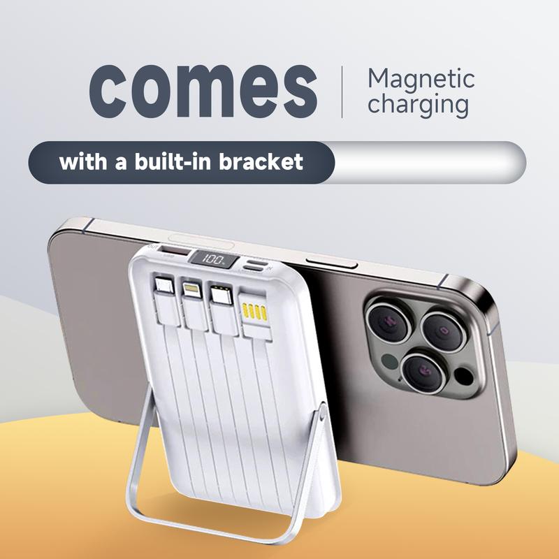Magnetic Wireless Power Bank 10000mAh Magsafe Powerbank Fast Chargrs Phone External Battery Accessories Charging Mobile Charger Digital Portable 1