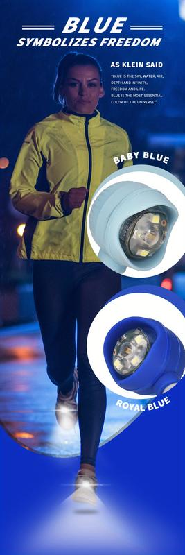 Product Introduction of 2Pcs Multifunctional LED Shoe Lights: Enhance Night Visibility & Safety, Ideal for Walking, Cycling, Festive Charms - Durable PVC Material 5