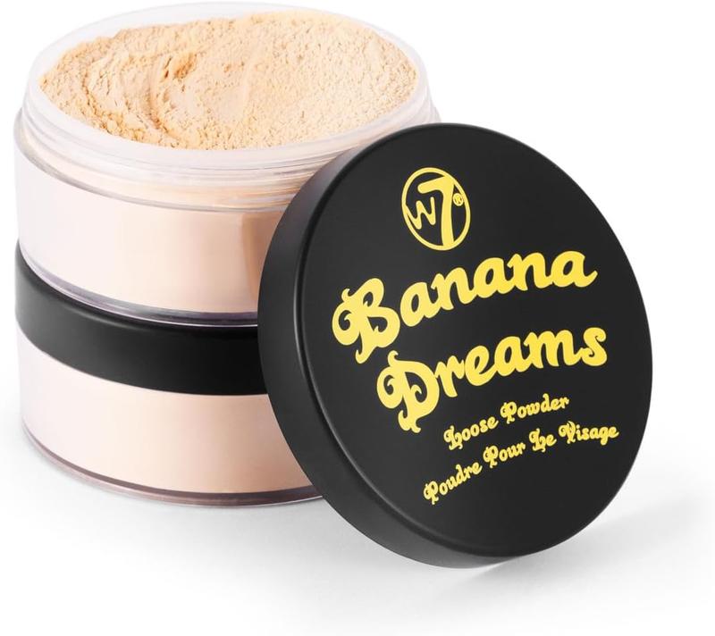 Product Introduction of W7 Banana Dreams Loose Setting Powder - Weightless Yellow Blurring Powder For All Skin Tones Makeup Cosmetic 0