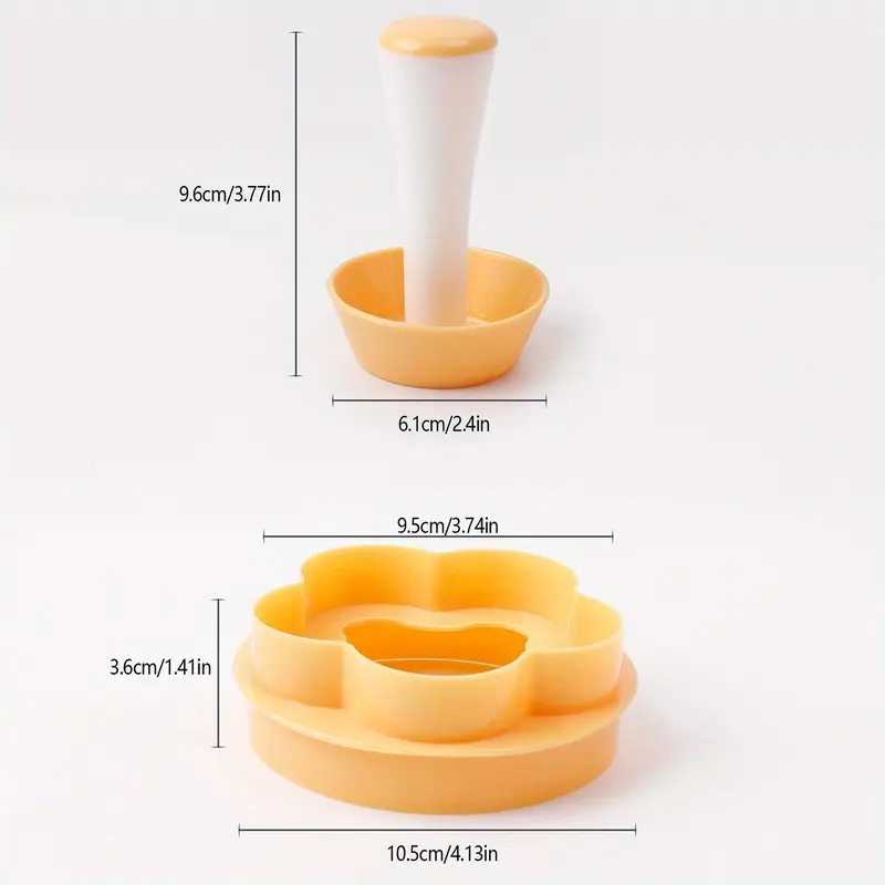 2-Piece Set: Flower-Shaped Pastry Cutter & Tart Tamper for Baking Tarts, Cookies, and Biscuits - Essential Kitchen Gadgets and Accessories 4