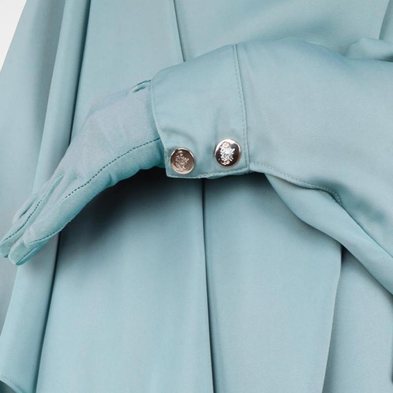 Bisht Abaya with Snap Buttons - More Colours - Womens Prayer Dress Zipper Pockets Wudu Friendly Abaya 48 to 64 Modest Fashion Women’s Islamic Clothing 6