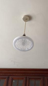 Product Review of Ceiling Fan with LED Lights for Bedroom, 3-speed LED Fan Lamp, Modern Remote Control Fan with LED Light, Indoor Cozy Lighting, Decorative Fan Night Light for Living Room from F** 0