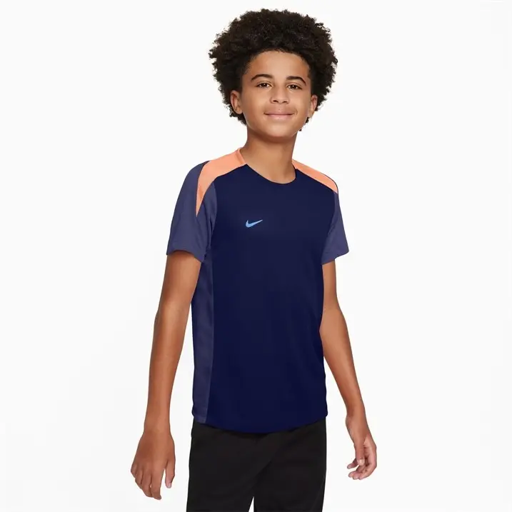 Nike Kids Strike Dri Fit Short Sleeve Global Football Top Juniors Sports 6