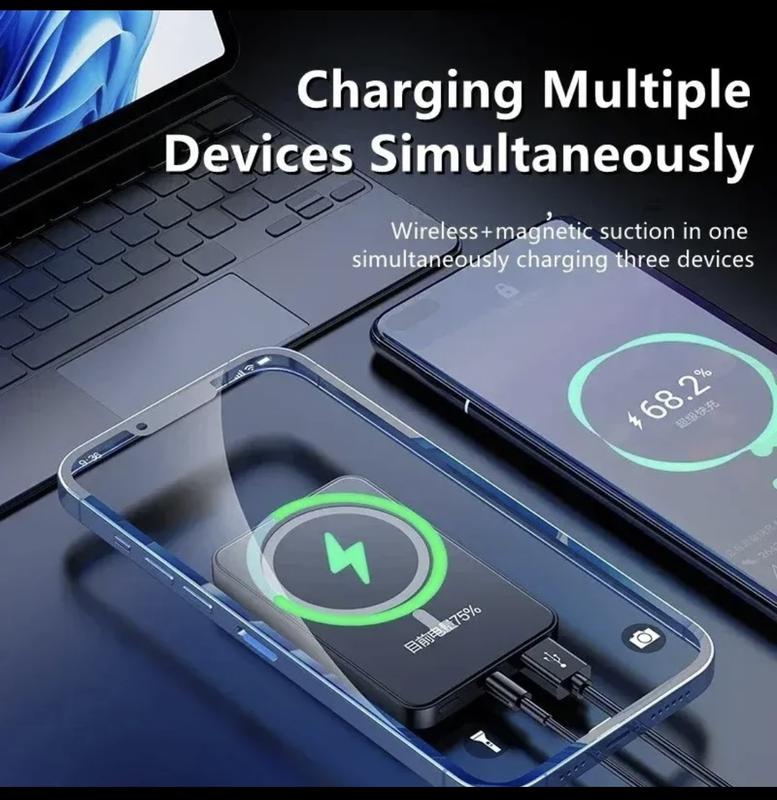 Magnetic Wireless 10000 mhA Power Bank For Magsafe Battery Pack For iPhone 2