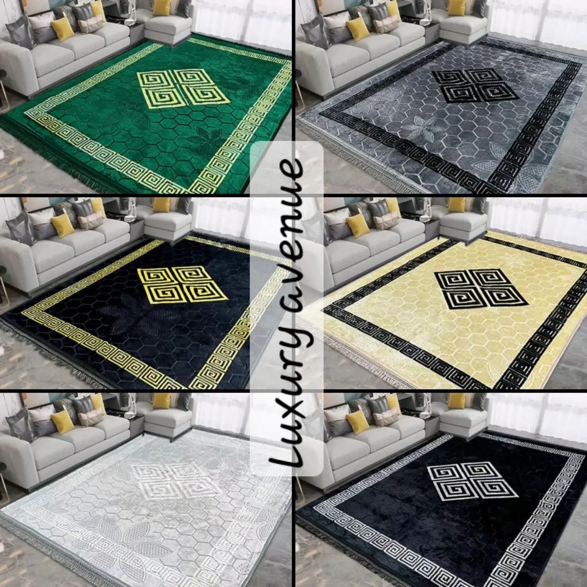 Diamond Greeky Style Rugs 160x230cm - Perfect for Any Room