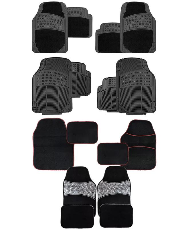 Car mats Floor Mat Liner Universal Non Slip Heavy Duty Rubber Waterproof UKED 4