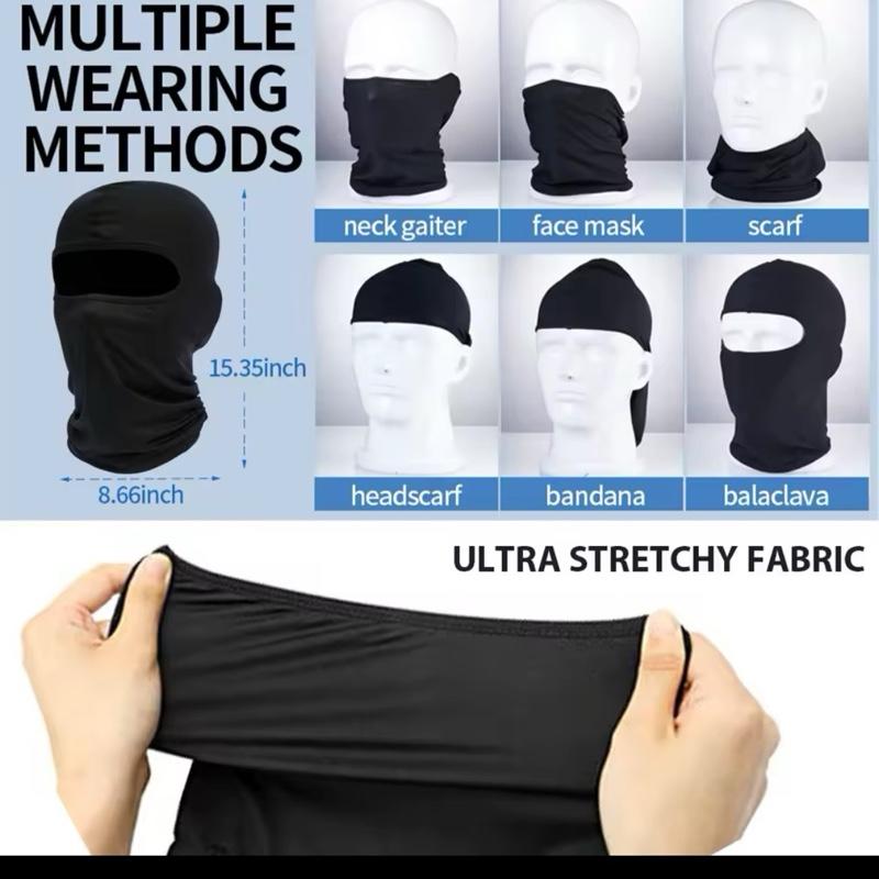 Full Face Mask Balaclava Black Ski Masks Covering Neck Gaiter 1