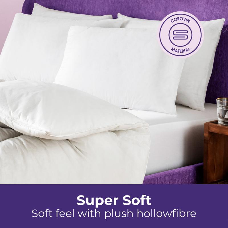 Corovin Luxury Soft Pillows – Hypoallergenic, Supportive & Breathable with Durable Polypropylene Cover 2