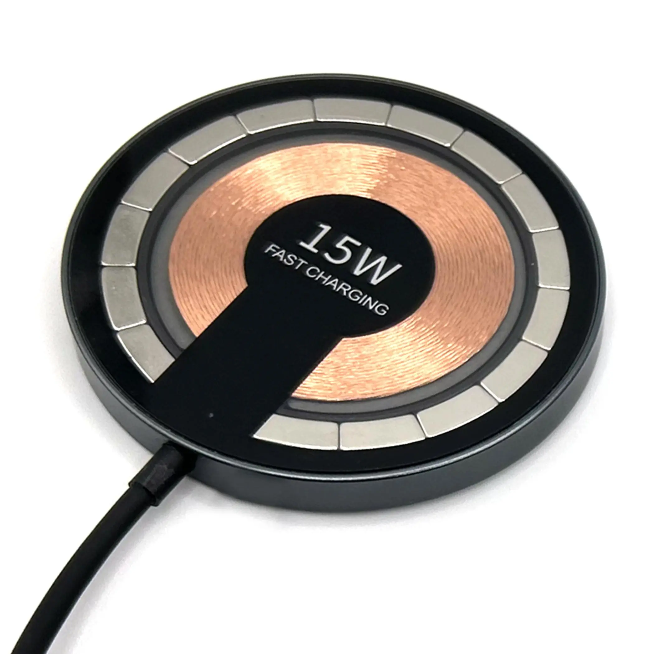 Magnetic Wireless Charger - Fast Charging, Universal Compatibility - Secure Attachment to Car Phone Mounts Smartphone Mobile Cellphone Electronic phoneholder ultrafast charging ankermaggo