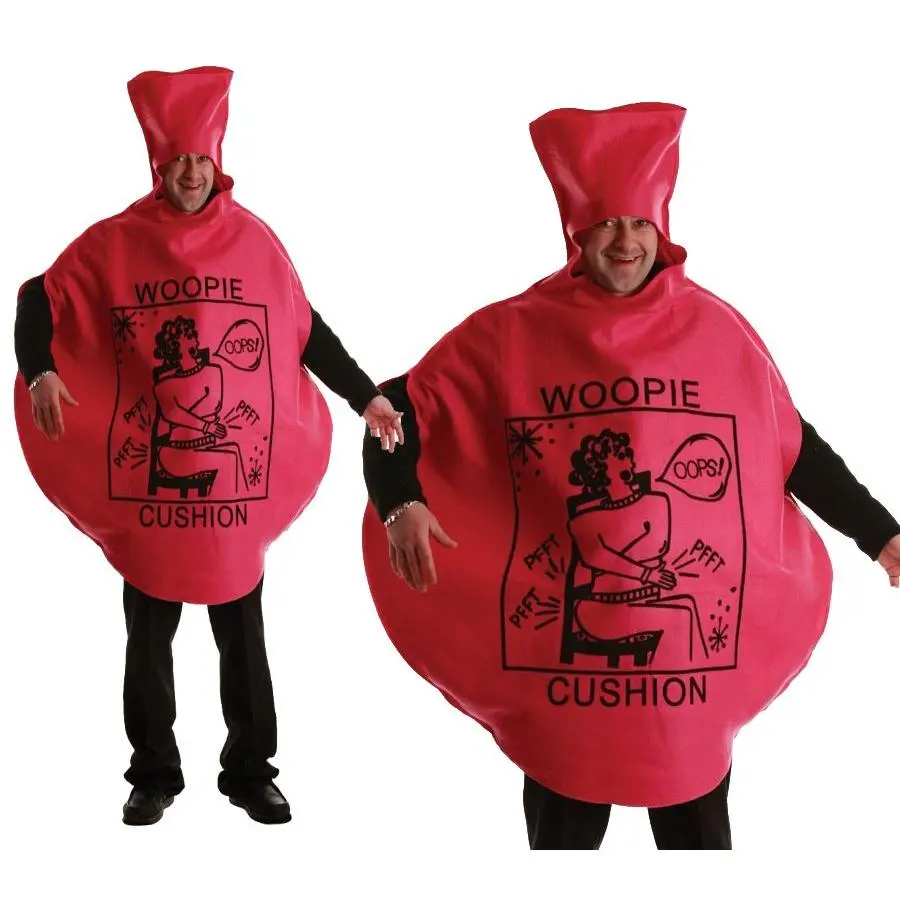 Whacky Whoopie Cushion Costume Adults Novelty Fun Stag Do Fancy Dress Outfit