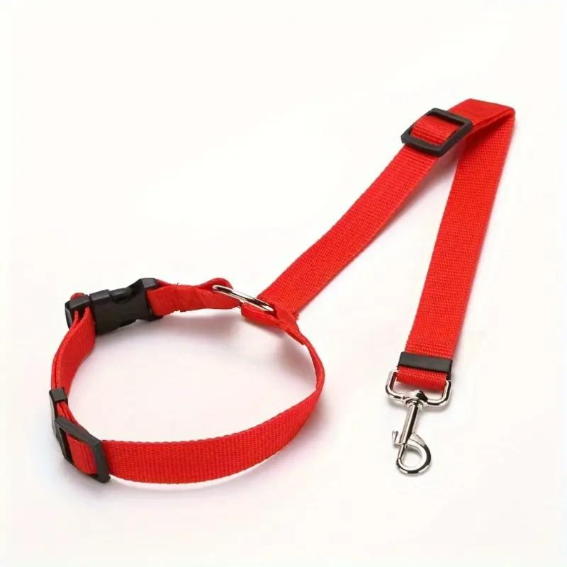 Adjustable Dog Car Safety Harness Headrest Restraint for Any Sized Dog dog  harness 5