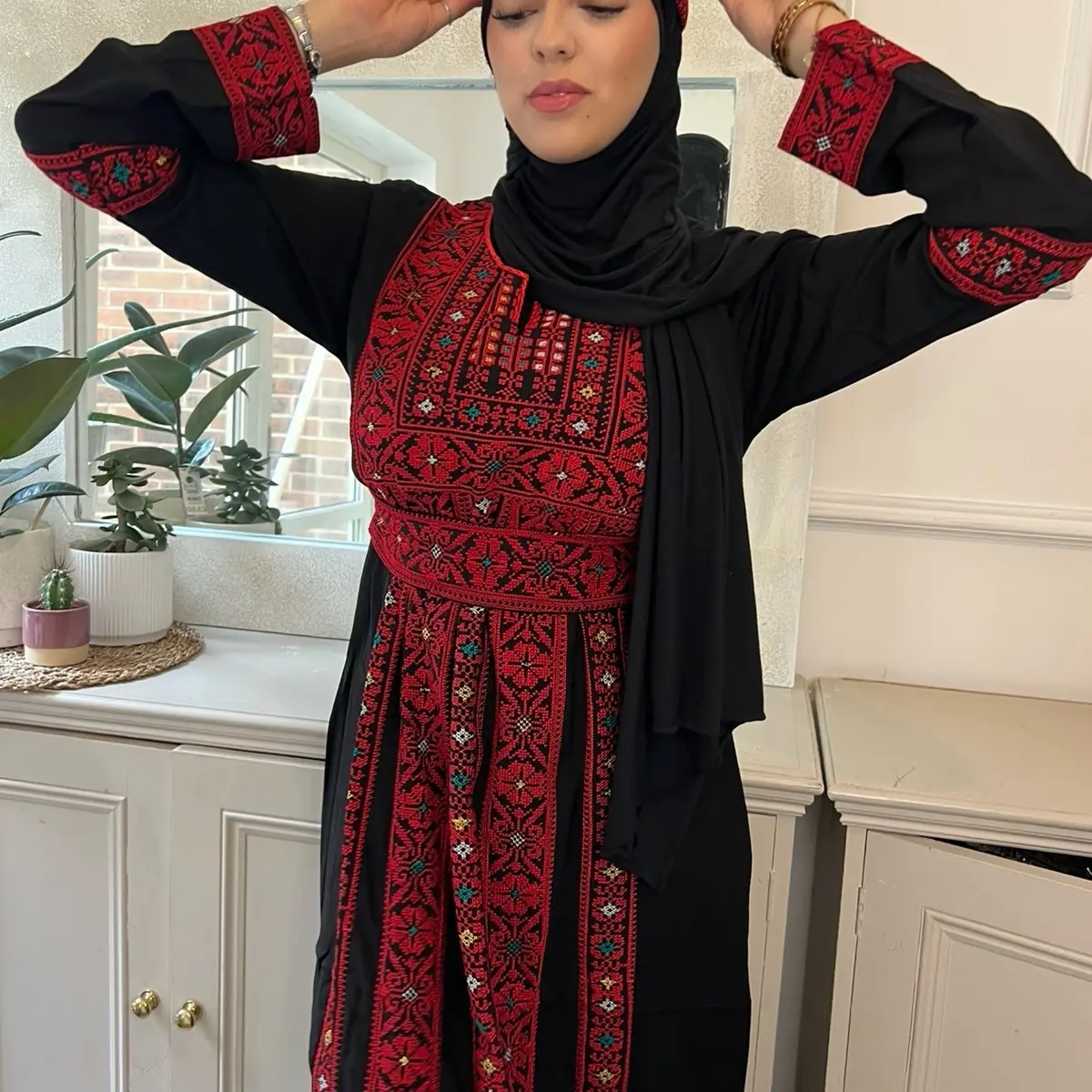 Palestinian Kaftan with Belt  for Women