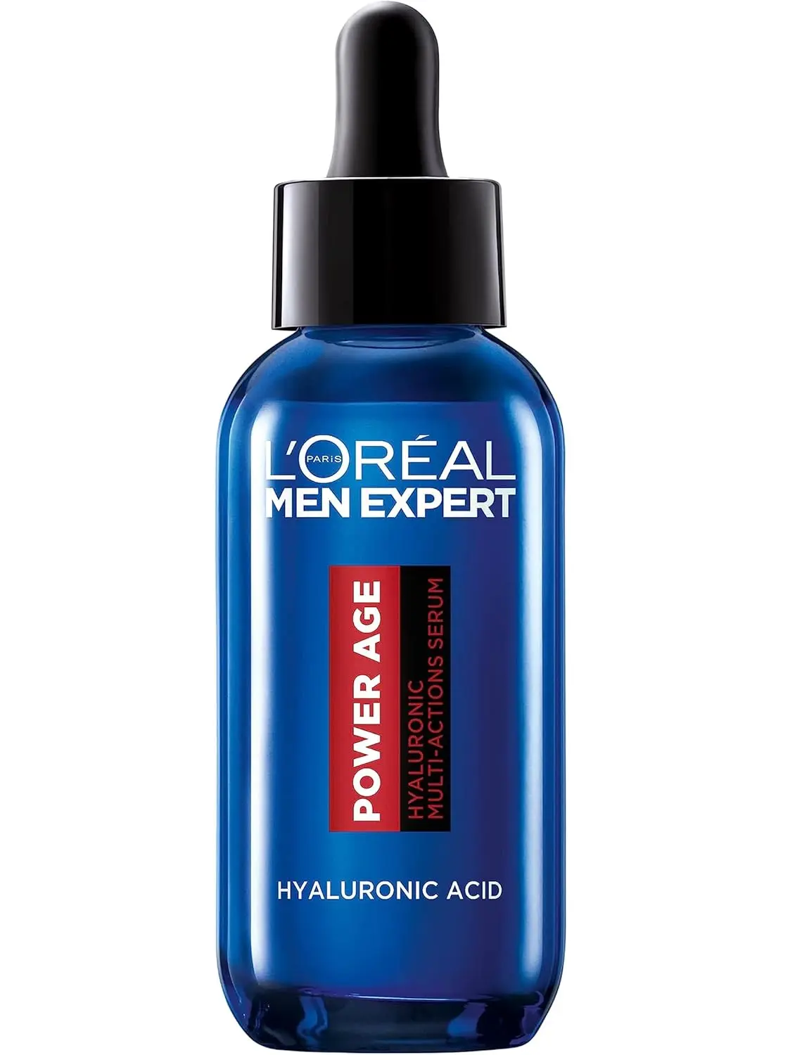 L'Oréal Men's Serum, Hyaluronic Acid Serum for Ageing, Dry & Dull Skin, Men Expert Power Age, 30ml