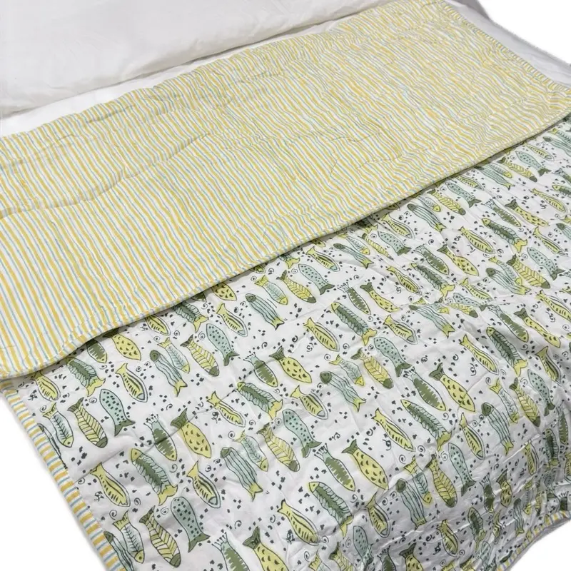 100% Cotton Baby Blanket 90x120 - Soft and Cozy - Baby Quilt 4