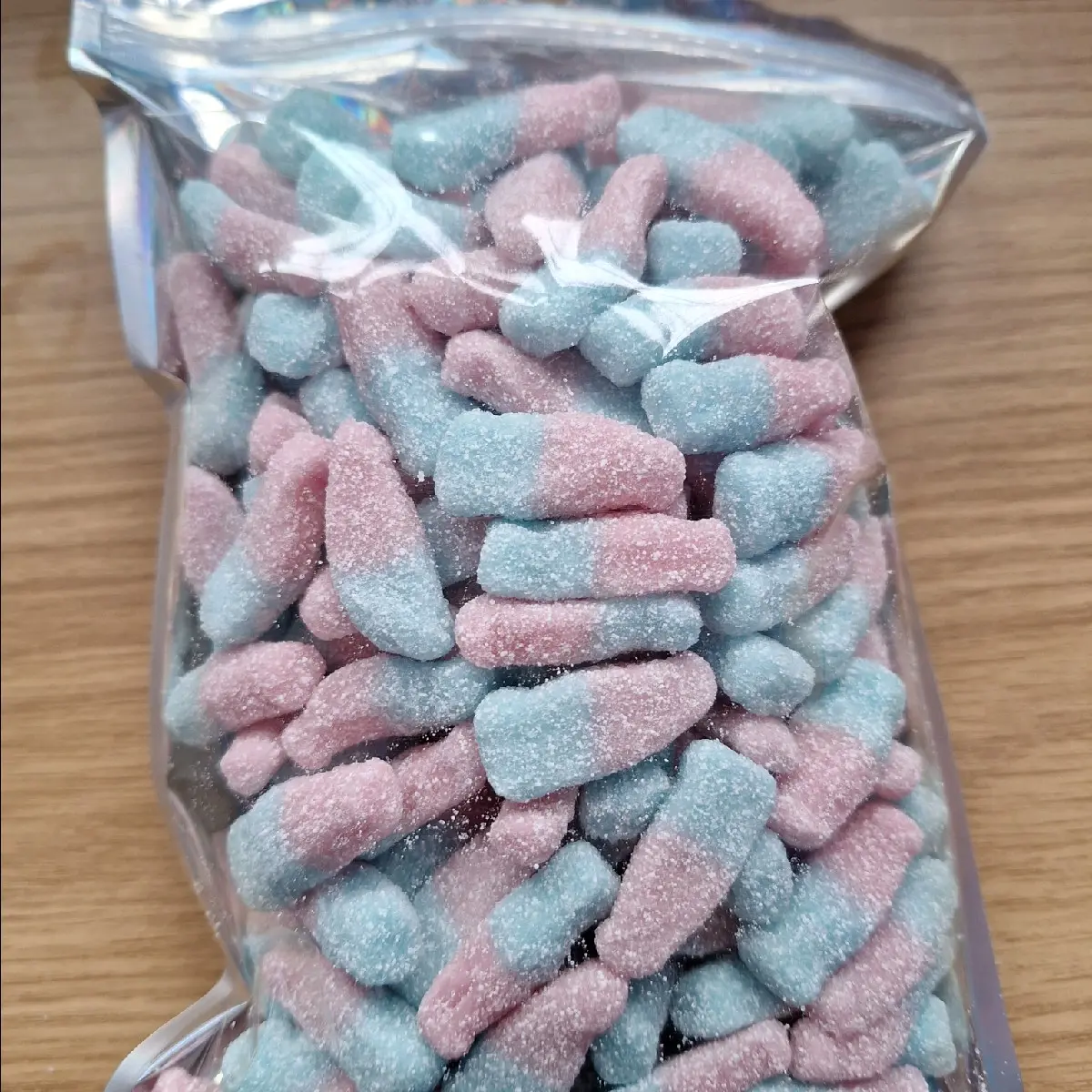 250g fizzy bubblegum bottles