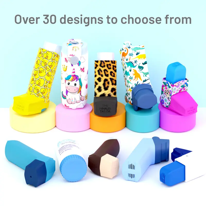 The Inhaler Tailor Una The Unicorn Inhaler Cover for Kids and Adults – Vegan Leather Case – Handmade in England - Suitable for Ventolin, Salbutamol, Turbohaler, Easi-Breathe and Easyhaler Inhalers 5
