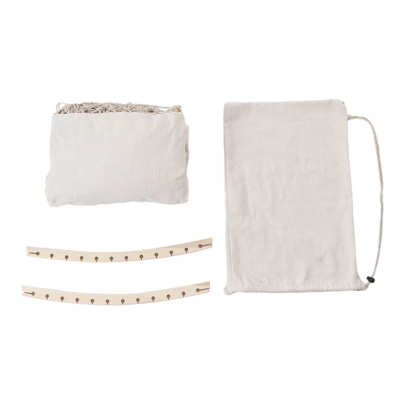 Lifeideas Camping Hanging Canvas Hammock with Balance Spread Bar 2