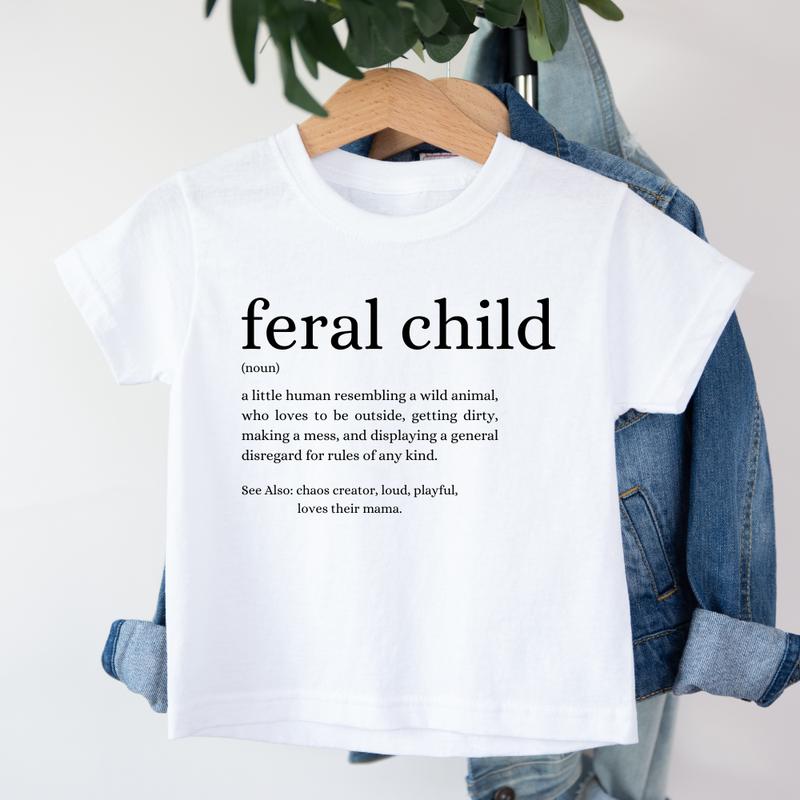 Feral Definition Kids Tee 3