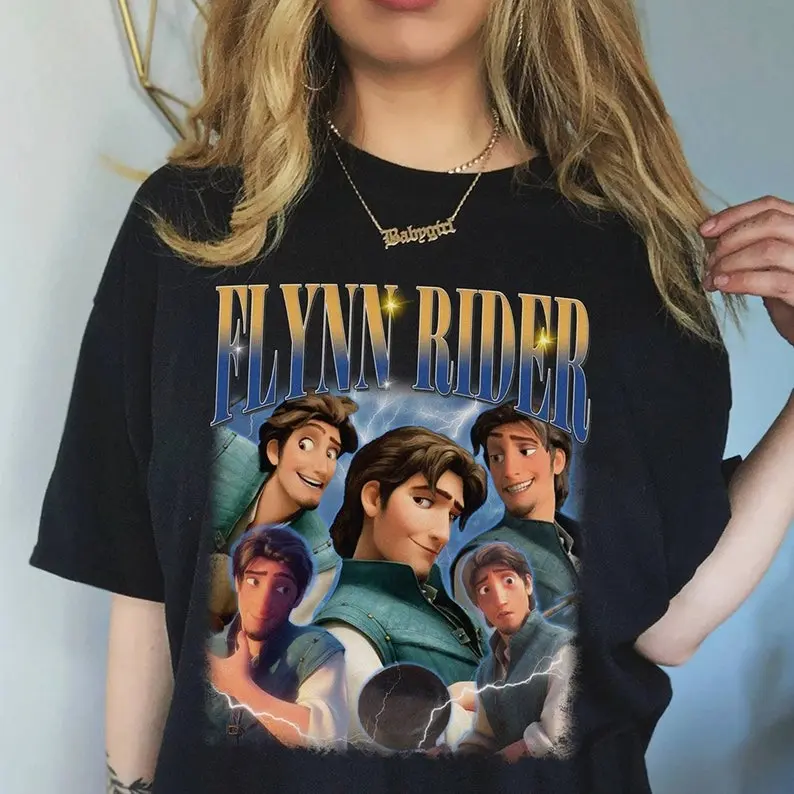 Flynn Rider Tangled Shirt, Vintage Flynn Rapunzel Princess Shirt, Prince Tangled Shirt