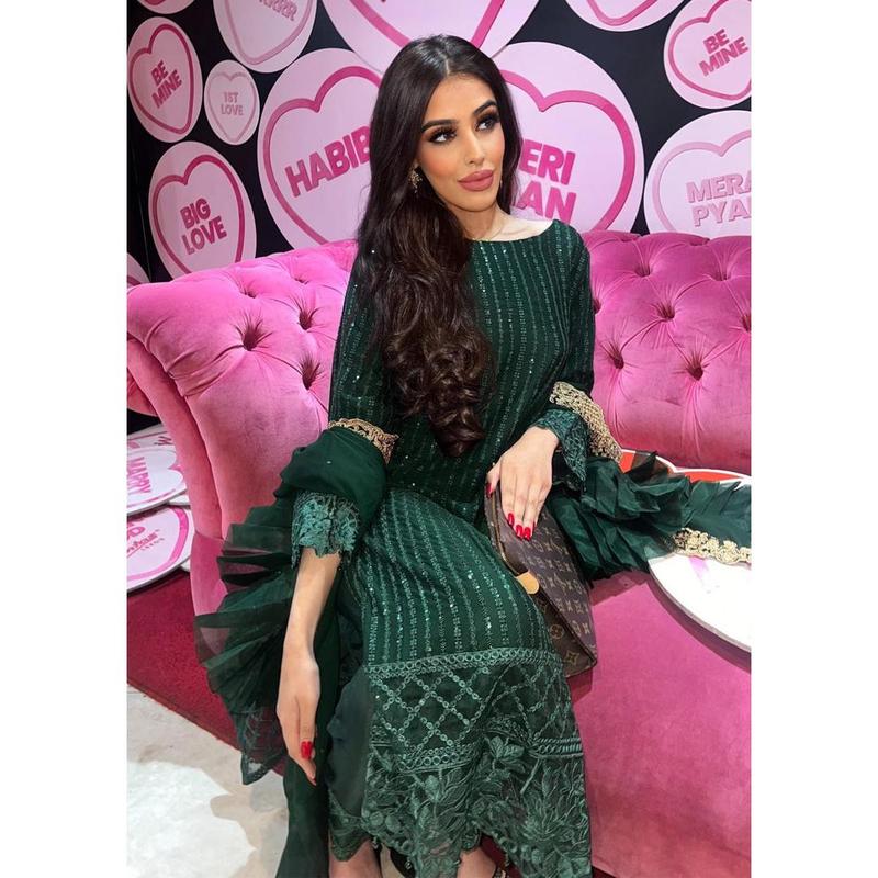 UMR901 Rixos - Green Memsaab Formal Chiffon Suit 0