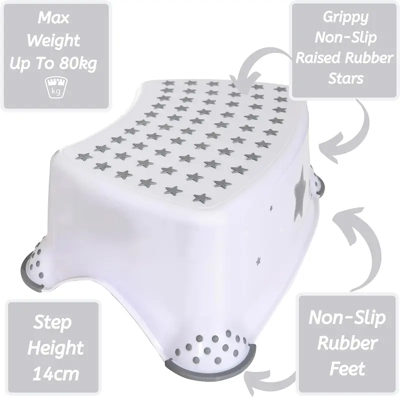 Little Journey Toilet Training Step Stool and Seat for Kids - Non-Slip Up 4
