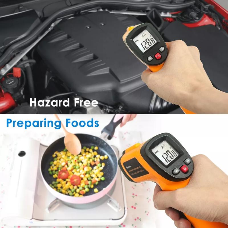 Digital Thermometer Infrared Gun IR Laser LCD Temperature Non-Contact Meter Gun 6