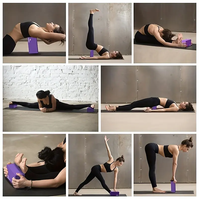 Product Introduction of ORACEGRA        1pcs High-Density EVA Yoga Bricks to Boost Flexibility in Pilates and Stretching - Perfect for Home Gym and Training 0