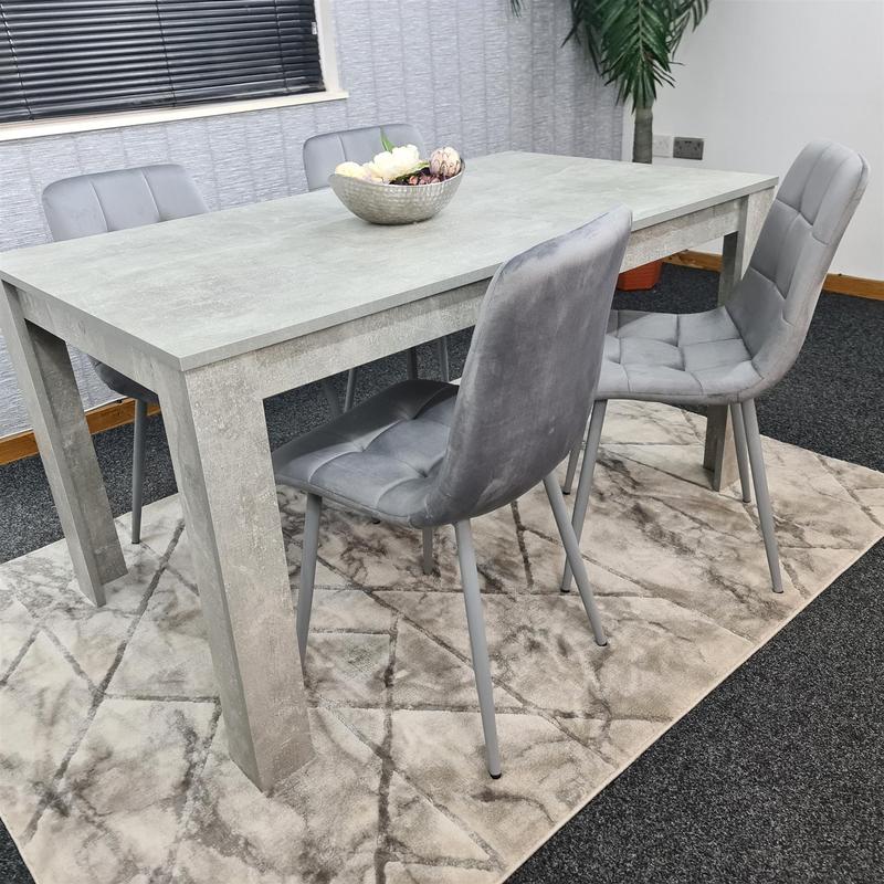 Dining Table Set with 4 Chairs Dining Room and Kitchen table set of 4 3