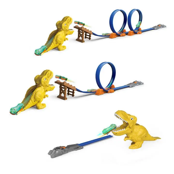 Flexible Dinosaur Track with Stunt Car for Kids | Perfect Gift for Boys and Girls Ages 2-13 5
