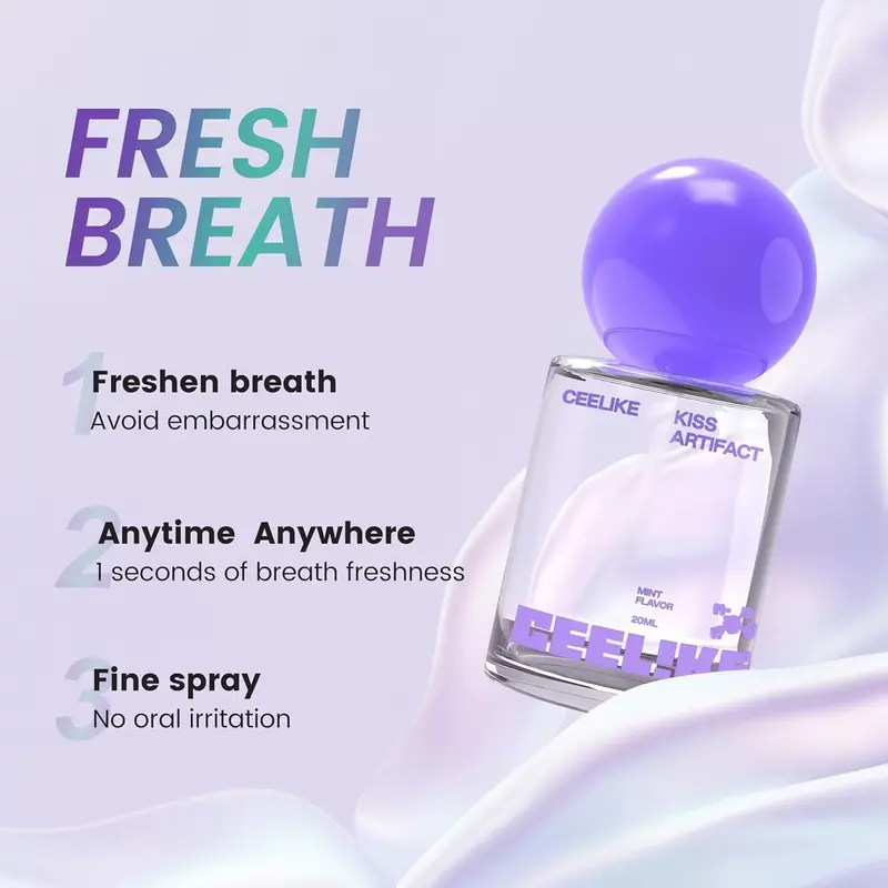 Experience Daily Oral Care Excellence with CEELIKE's Probiotic Spray: A Gentle Yet Potent Formula for Long-Lasting Freshness and a Smile that Radiates British Charm 3