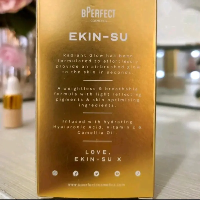 BPerfect Ekin-Su Radiant Glow CHOOSE shades Light 01- Deep 06 2ml SAMPLE ONLY 6