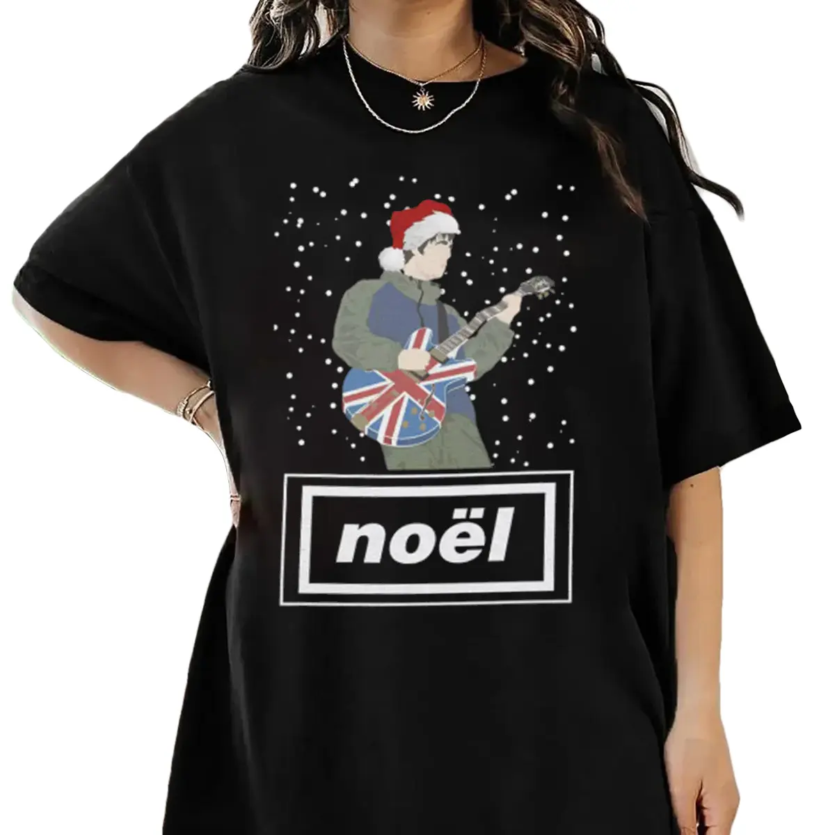 The Oasis Xmas Noel Gallagher The Reunion Music Band Tour Cotton Fans T-shirt Comfort Top