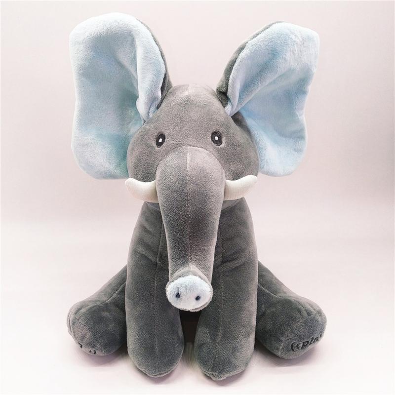 Peek-a-boo, Elephants Cover Their Eyes, Baby Elephants Can Sing, Games, Music Soothes Elephants, Plush Toys 5