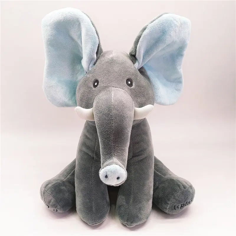 Peek-a-boo, Elephants Cover Their Eyes, Baby Elephants Can Sing, Games, Music Soothes Elephants, Plush Toys 5