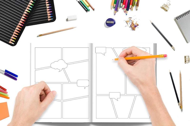 Product Introduction of Create Your Own Comic Book Paperback - Premium Matte Finish Cover Design 2
