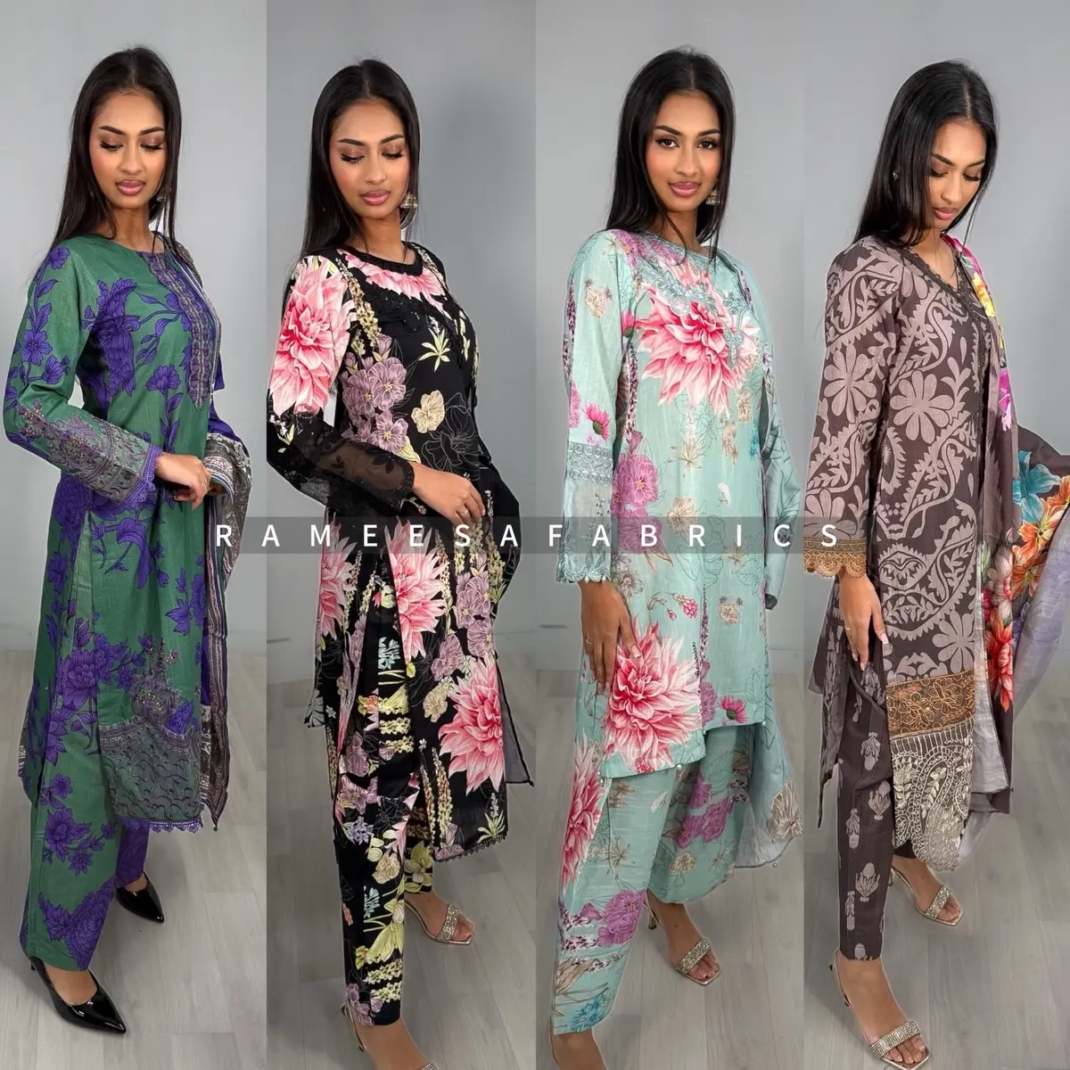 MP2 Winter Ready Women's Designer Pakistani Indian Trending Viral Suits with Shawl - Warm and Comfy - Asian, Clothing traditional  Womenswear