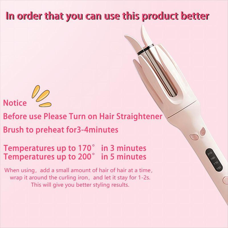 Automatic Hair Curling Iron, 32mm Hair Curler, Negative Ion Automatic Hair Hair Curl Wand, 3 Modes Temperatures Curling Iron for Women, Hair Styling Tools for Home, Back To School, Hair Curler 4