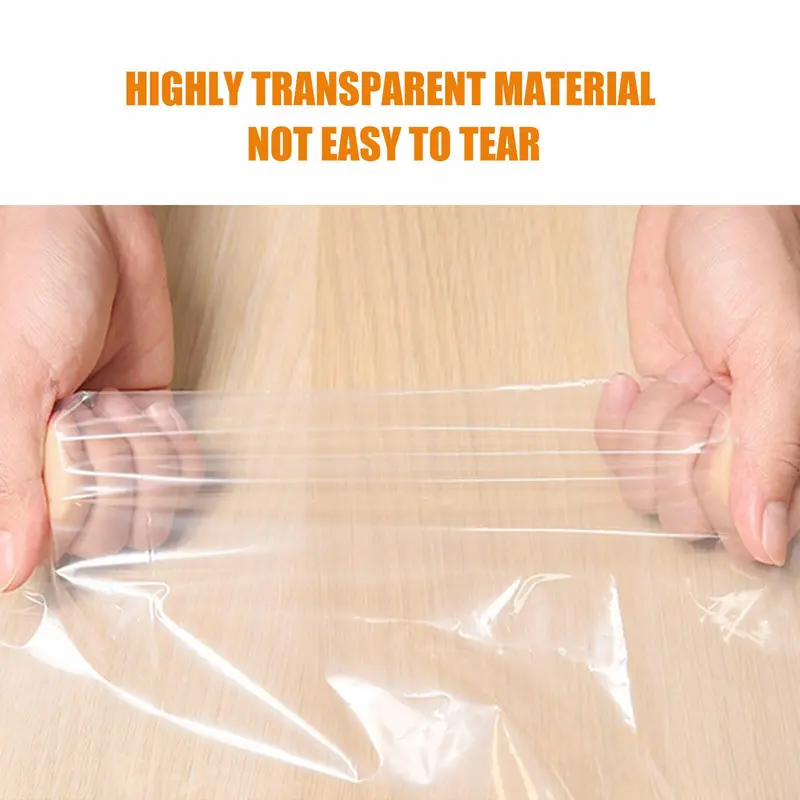 GoDyna 50PCS Garment Bags Suit Cover Bags 60x100cm Clear Clothes Covers Plastic Clothes Dust Bag Suit Dry Cleaning Bag Dustproof Dress Clothing Bag Waterproof Clothing Protective Bag for Men Women 1