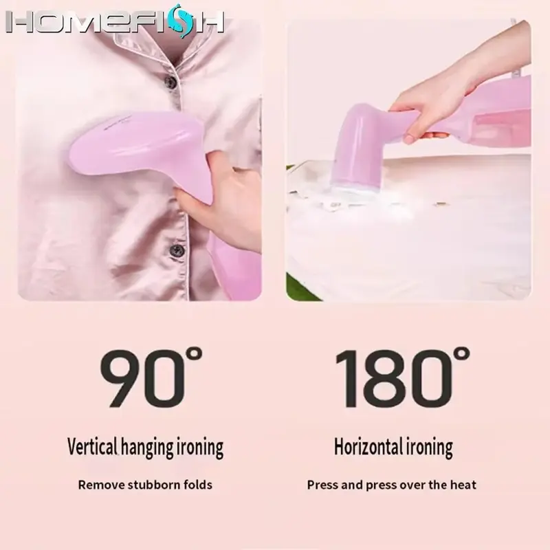 Garment Steamers 280Ml Handheld Fabric Steamer 7 Holes 20 Seconds Fast-Heat 1500W Garment Steamer for Home Travelling Portable 2