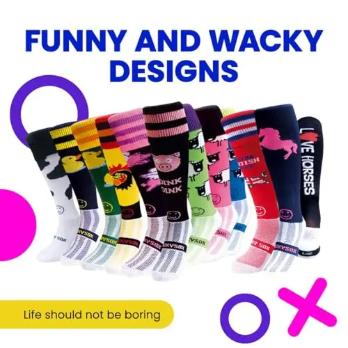 WackySox The Jester Knee Length Sports Socks 5