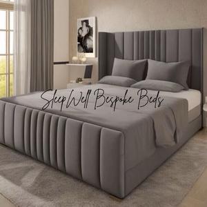 Kashmir Bed Frame - Optional Storage and Mattress - Available in Various Sizes and new colours