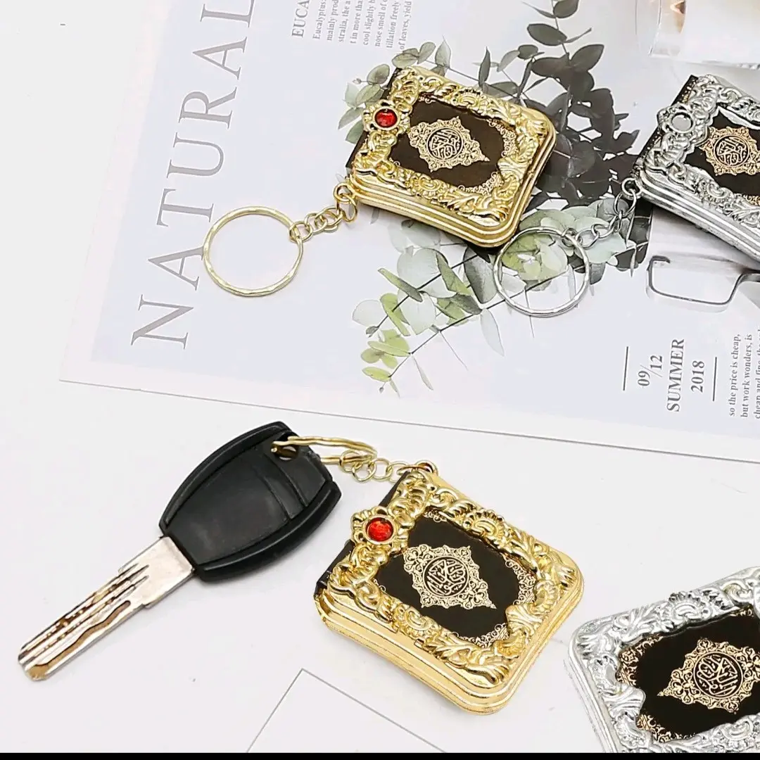 Islamic Mini Arabic Quran Koran Muslim Keychain keyring