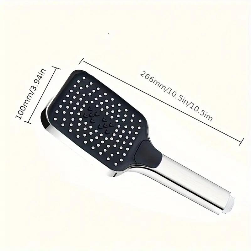 Product Introduction of High-Pressure Handheld Shower Head with 3 Adjustable Spray Modes - Large Water Flow, Water-Saving, Durable ABS Design for Comfortable Showering, Easy Installation, Ideal for Home and Hotel Bathrooms 6