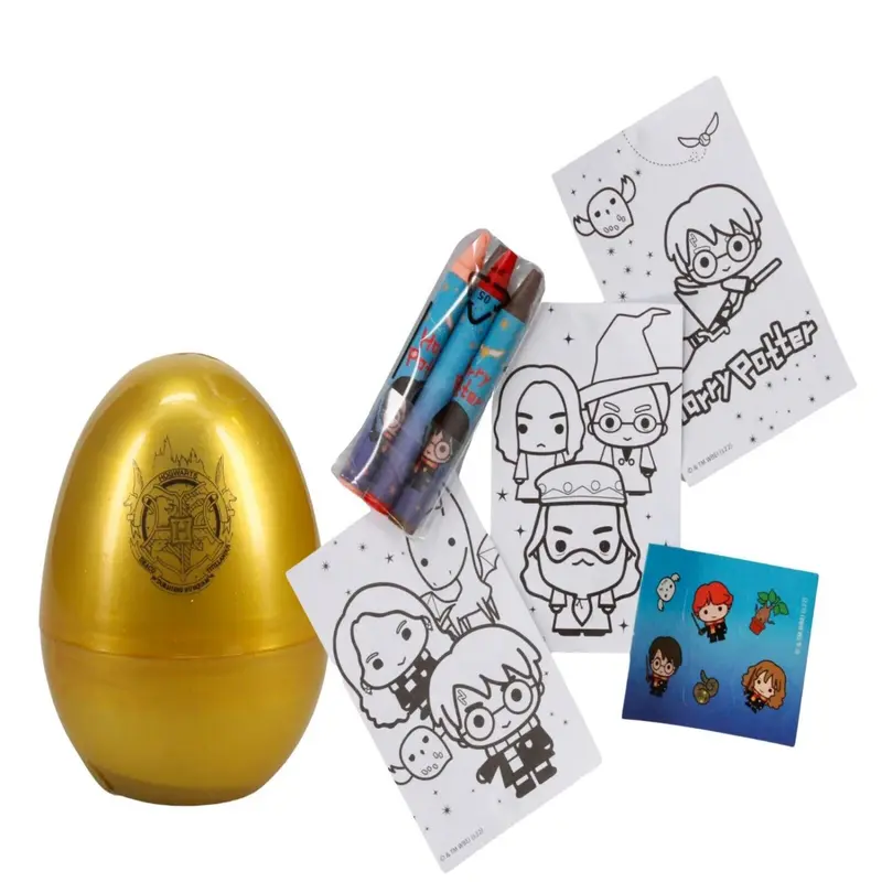 Harry Potter Mini Surprise Egg -Crayons, Posters & Sticker Sheet- Pack of X3 1