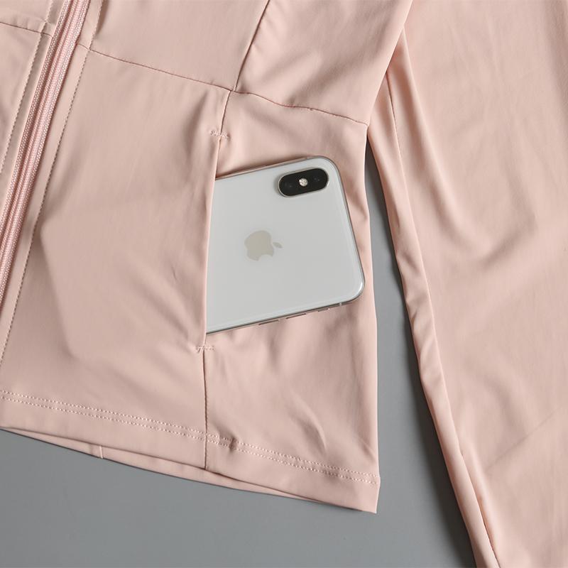 Product Introduction of New yoga wear ladies coat round high elastic loose exercise yoga fitness long sleeve stand-up collar  yoga tops 24