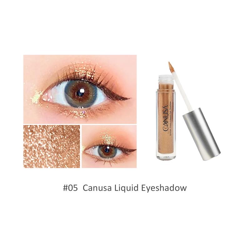 Product Introduction of Canusa Liquid Glitter Eyeshadow -  Quick-Drying for Every Face 2g/0.07 FI0z-Makeup Palette -Blend, Cosmetic 13