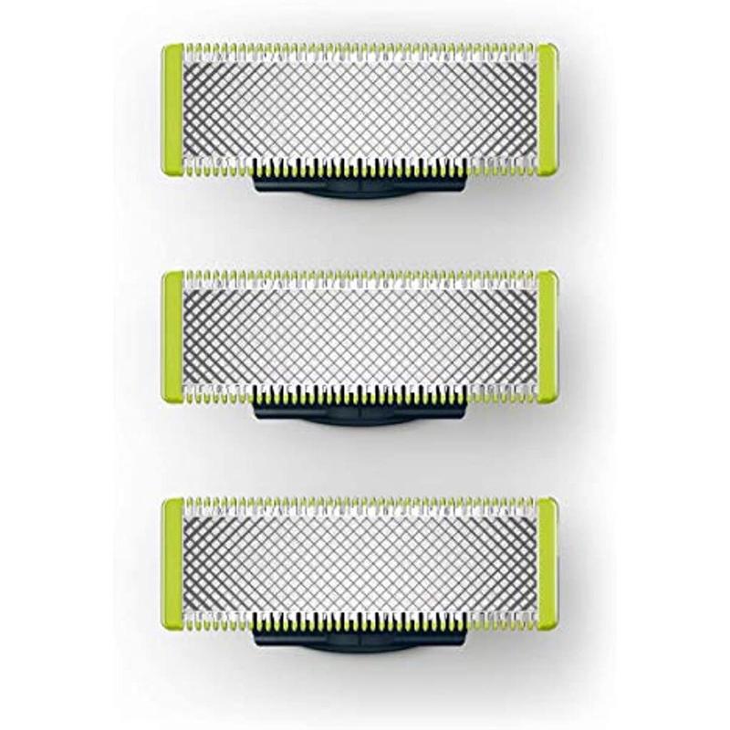 3Pcs Philips Replacement Men Shaver Razor Heads OneBlade Razor  – QP2520/QP2523/QP2530 Comfort 2